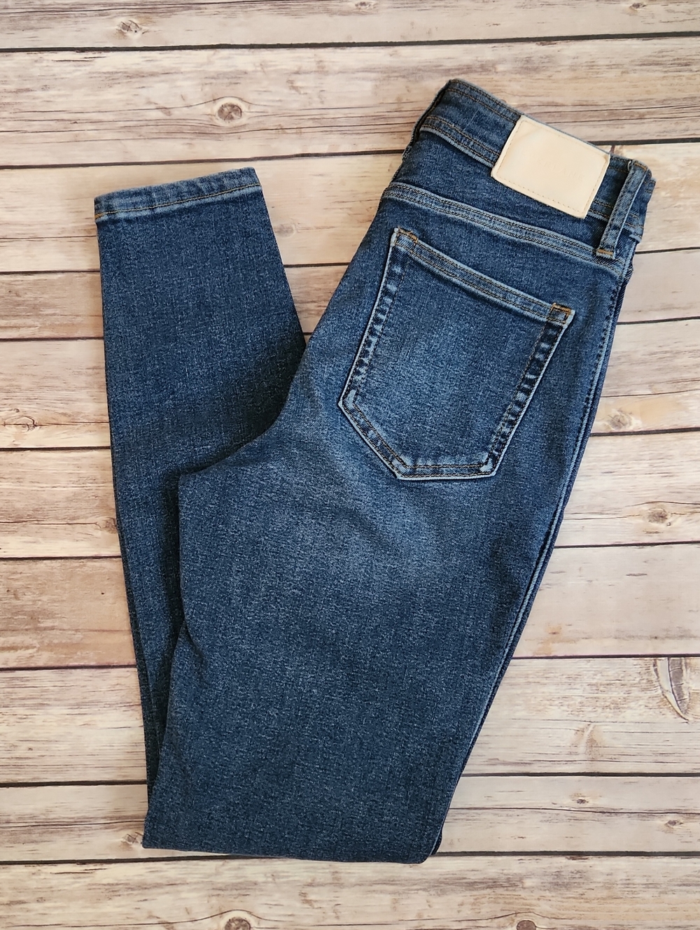 Everlane The Way High Skinny Jean Blue 26 Regular